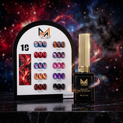 15ml Cat Eye Gel Polish Set (10 Pcs) MC MEE Professional JS01 Floating Sunlight Magnetic UV/LED Nail Art Collection