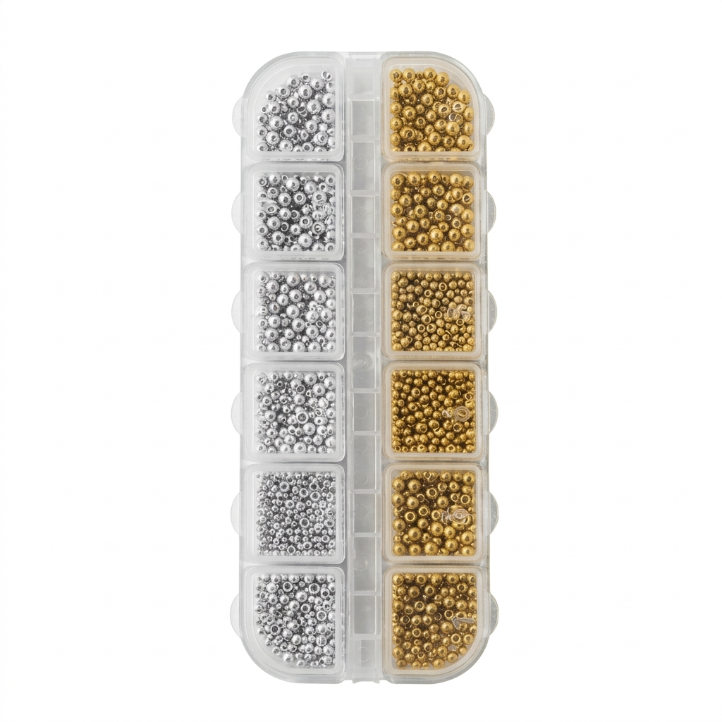 Silver & Golden Pearl (12 Grid)