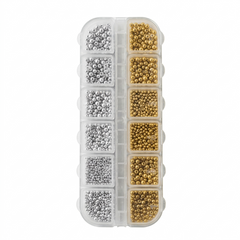Silver & Golden Pearl (12 Grid)