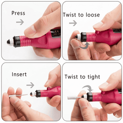 Electric Nail Drill Machine Professional Kit | USB Nail File Machine for Manicure & Pedicure