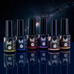 9D-Cat Eye Gel Polish Set (6 Pcs x 12ml) MC MEE Professional Magnetic UV LED Nail Art Gel Collection
