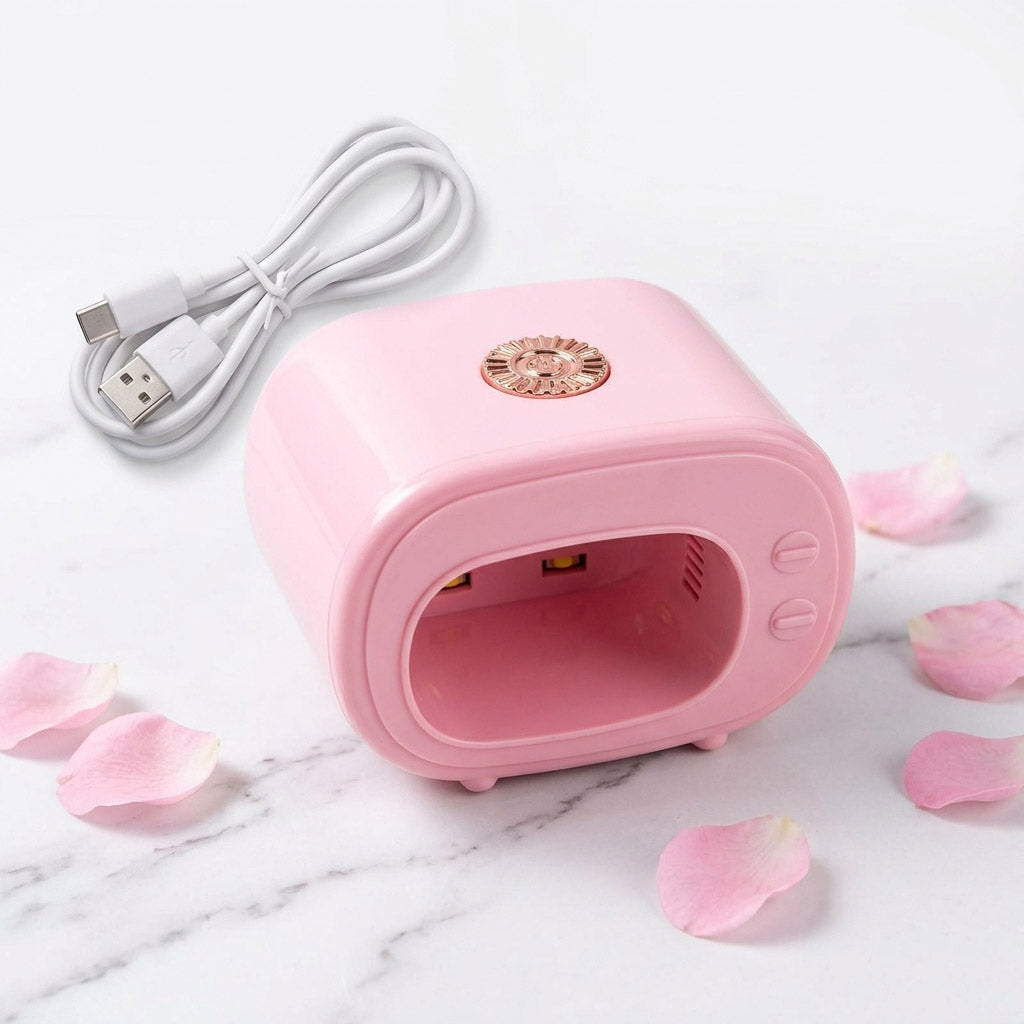 Professional Nail Art UV LED Lamp (68x50x54mm)– Portable Gel Polish Dryer for Nail Extensions