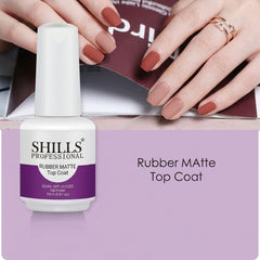 Rubber Matt Top Coat 15ml by SHILLS Professional