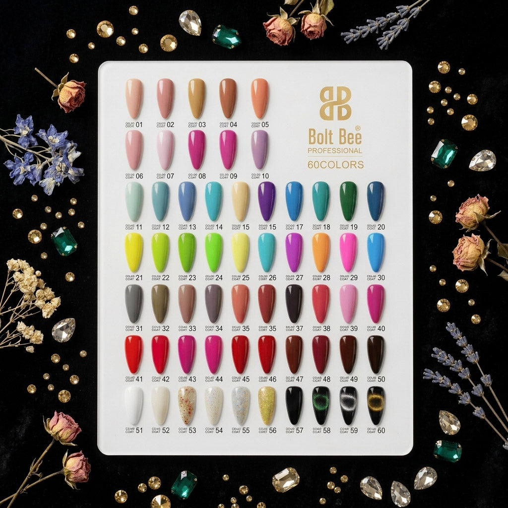9ml Gel Polish with Cat eye (60 + 5  pcs set) Bolt Bee Professional