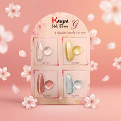 G 15ml Cat Eye's (4 Pcs Set) JIAKOU