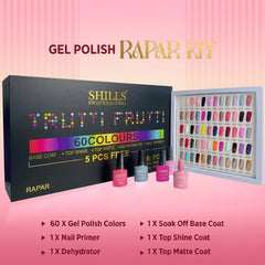 7.5ml RAPAR Gel Polish (60 + 5 pcs set) SHILLS Professional