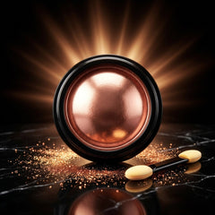 Copper Chrome Powder for Nail Art | Mirror Effect Metallic Nail Pigment