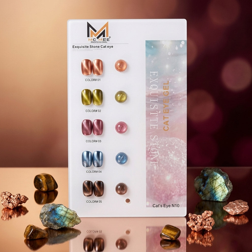 N10 Silky 15ml Cat Eye's (5 Pcs Set) MC MEE Professional