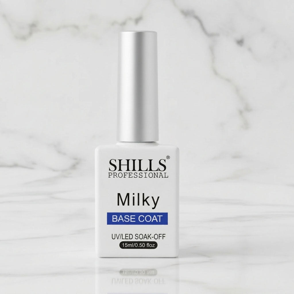15ml Transparent Milky Base Coat SHILLS Professional