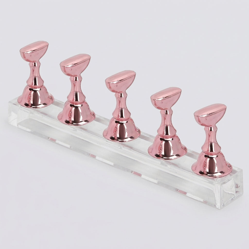 Press On Magnetic Stand (5 pcs) for Press On Nails  | Nail Art Display & Practice Stand