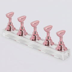 Press On Magnetic Stand (5 pcs) for Press On Nails  | Nail Art Display & Practice Stand