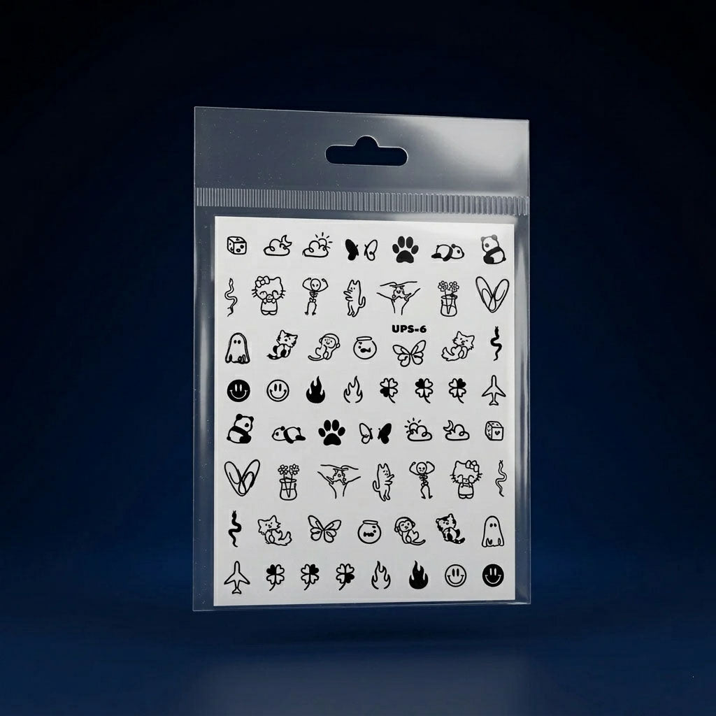 Cute Doodle theme Water Decal