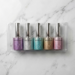 10ml Glitter Gel Polish (5 pcs set) VENALISA