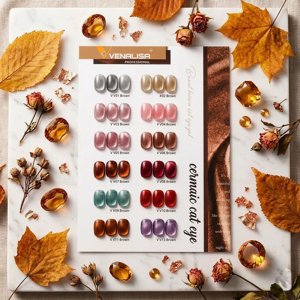 Ceramic 7ml Cat Eye's (12 Pcs Set) VENALISA professional