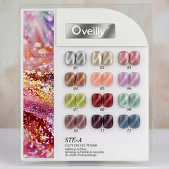 STE - A 10ml Cat Eye's (12 Pcs Set) Oveiliy