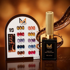 JS04 Floating Sunlight 15ml Cat Eye Gel Polish Set (10 Pcs) MC MEE Professional | Magnetic UV/LED Nail Art Collection