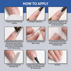 Clear Builder Gel 30ml Shills Professional | Transparent Nail Extension Gel for Nail Art