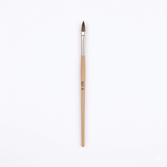Acrylic Wooden Handle Nail Brush No. 12, No. 10 & No. 8 Professional Acrylic Nail Extension Brush Set