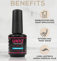 Base Coat 15ml for Nail Art by Uniq Professional