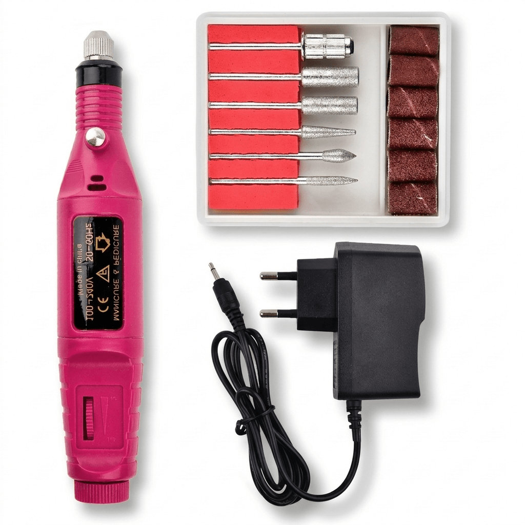 Electric Nail Drill Machine Professional Kit | USB Nail File Machine for Manicure & Pedicure