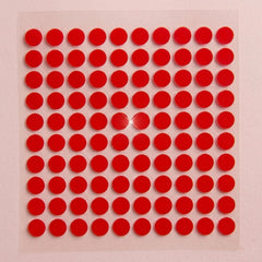 Double Tape Dot Set (100 Dots) for Nail Art | Strong Adhesive Nail Glue Dots for Press On Nails