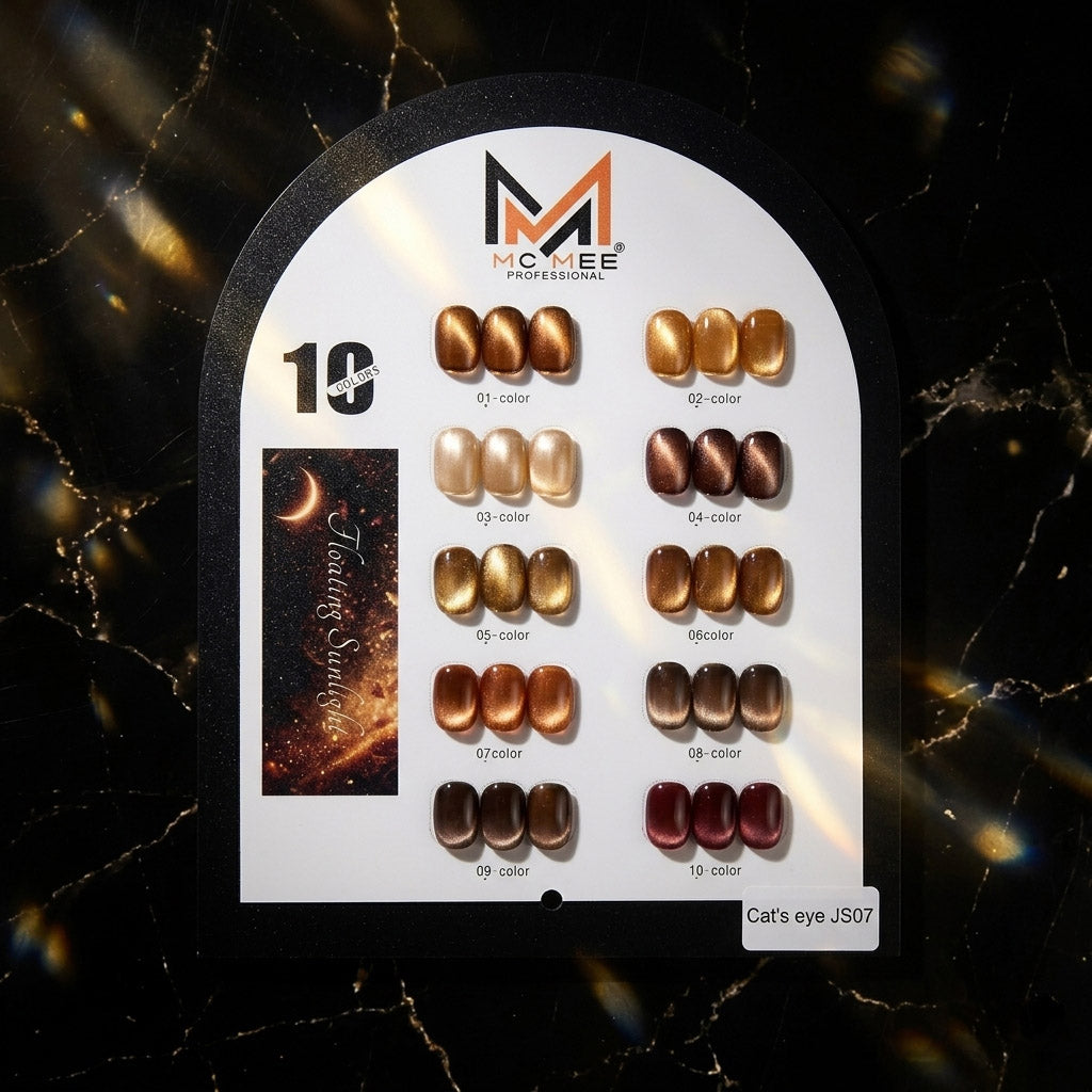 JS07 Floating Sunlight 15ml Cat Eye's (10 Pcs Set) MC MEE Professional