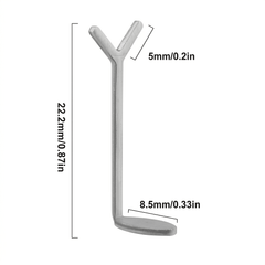 Heart Design Iron Pin for Nail Art Cat Eye | Iron Magnetic Nail Art Tool