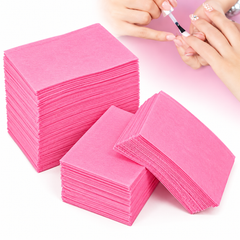 Pink Nail Wipes 10 Pcs Pack | Nail Art Cleaning Wipes for Salon & Manicure