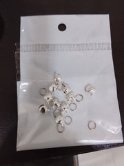 Silver Mini Bell Nail Art Charms – 3D Metallic Nail Decoration