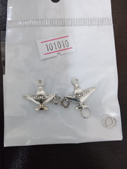 Antique Silver Magic Lamp Charms for Nail Art