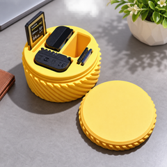 Canon Camera Battery & Memory Card Holder | 3D Printed Organizer Box