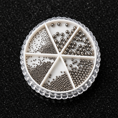 Oxidized Pearl Round Beads for Nail Art & DIY Jewelry Decoration