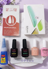 Home Use Nail Combo - Complete Nail Art Basic Kit