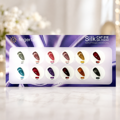 Silk Cat Eye Gel Polish 10ml Fingertips | UV LED Magnetic Cat Eye Polish for Nail Art