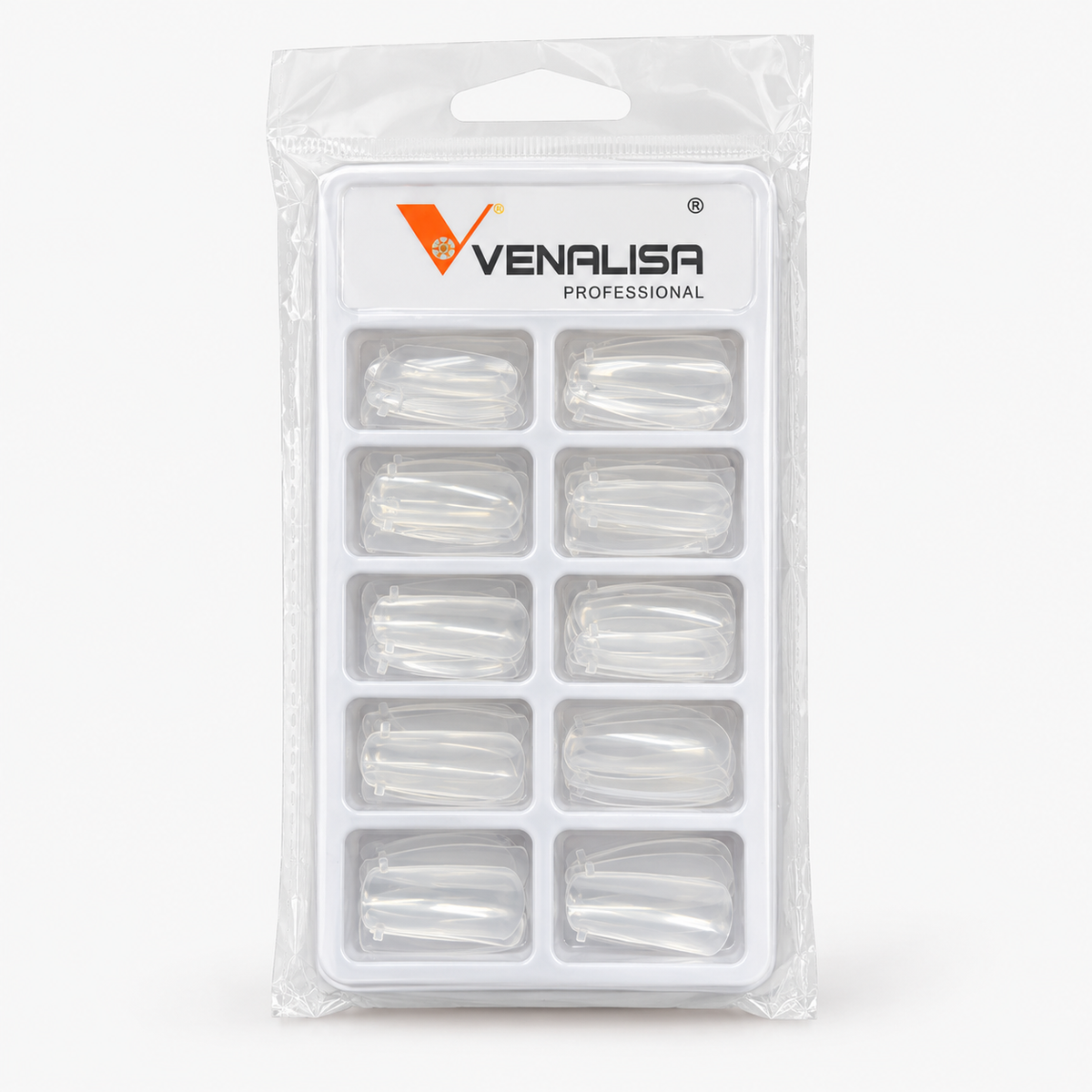 Venalisa Professional Poly Gel Nail Tips – Clear Nail Extensions