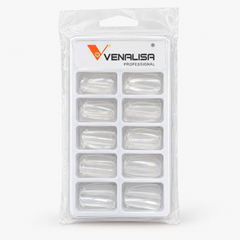 Venalisa Professional Poly Gel Nail Tips – Clear Nail Extensions