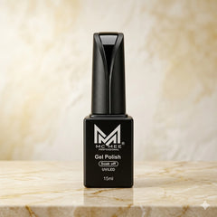 Black Gel Polish 15ml MC MEE Professional – High Pigment UV/LED Soak Off Nail Gel for Salon & Home Use
