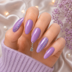 Silver Guitar Nail Charms – 3D Romantic Nail Art Decoration Accessories