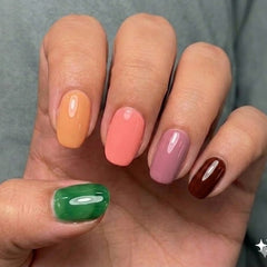 Chart-B 12pcs Set MC MEE Professional Gel Polish Collection | Gel Polish Mini Set for Home Use or Beginner