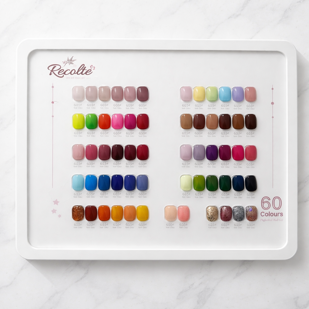 R2- 8ml Gel Polish Set (60+3 PCS) Recolte Professional